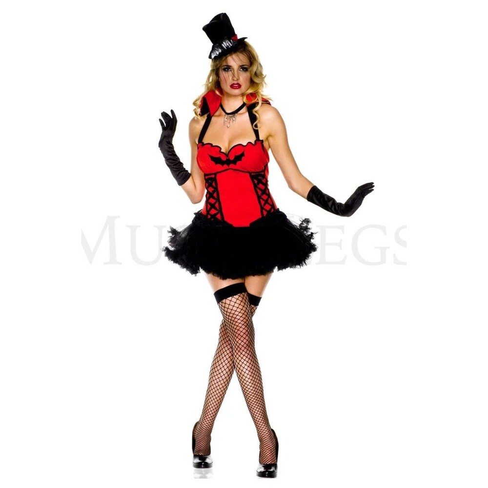 Music Legs Womens Countess dracula Halloween Cosplay Costume - Size S/M